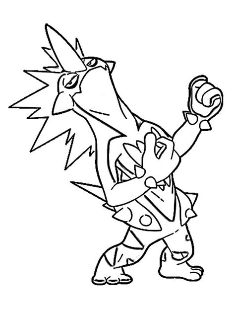 Toxtricity Pokemon Coloring Pages