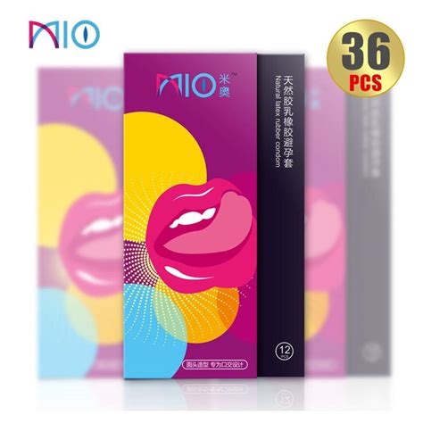 Buy Mio Oral Sex Condom Round Head No Sperm Bags Natural Latex Penis Sleeve Condoms For Men At
