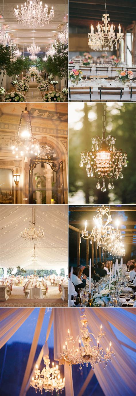 Wedding Decorations 40 Romantic Ideas To Use Chandeliers