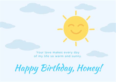 Happy Birthdayhoney Free Happy Birthday Ecards Greeting Cards 123