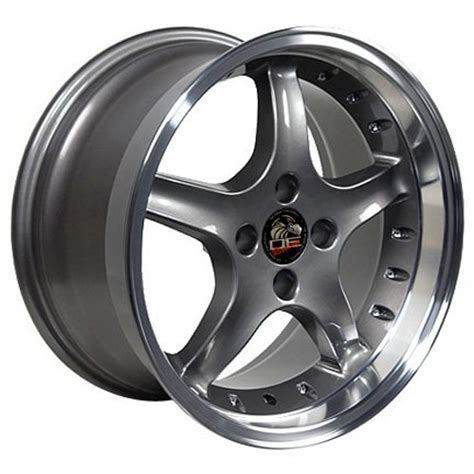 17 Fits Ford Mustang 4 Lug Cobra R Wheel Anthracite 17x9 Mustang
