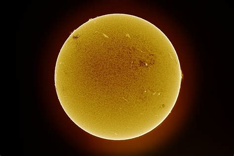 91263 02月18日の太陽 Ha 擬似カラー版 By Jhosua 天体写真ギャラリー