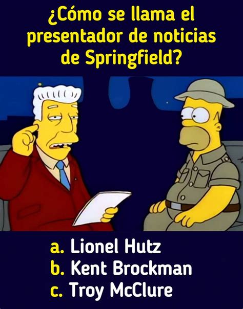 Test ¿cuánto Sabes De Los Simpson Responde Las Preguntas Y