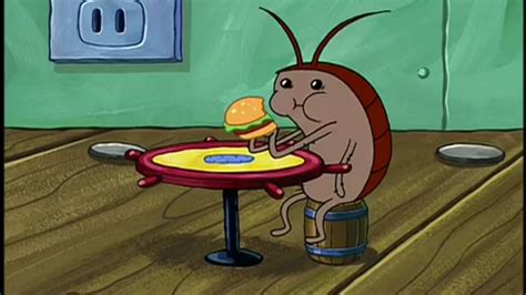 Bug From Spongebob Eating Krabby Patty Draw Metro