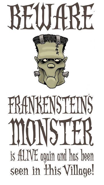 Dave Lowe Design The Blog 4th Day Of Halloween Monster Warning Signs