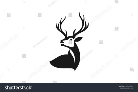 Deer Head Creative Design Logo Vector Stock Vector Royalty Free