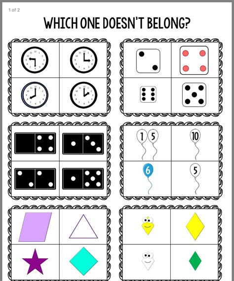 Pin By Ramona Vazquez On Math Kindergarten Math Which One Doesnt