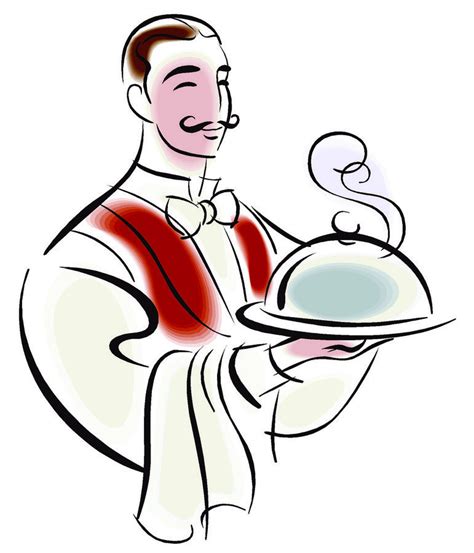 Waiter Clipart