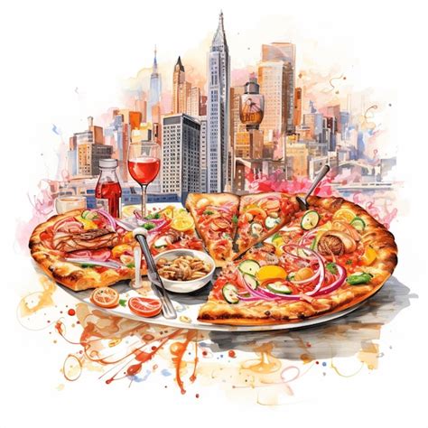 Premium Ai Image Vibrant Culinary Scene In New York City