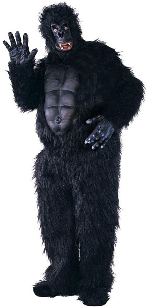 Full Size Gorilla With Chest Costume Deluxe Halloween Costumes