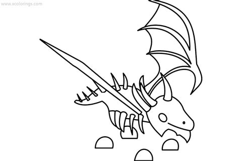 Roblox Adopt Me Coloring Pages Shadow Dragon. | Shadow dragon, Pets
