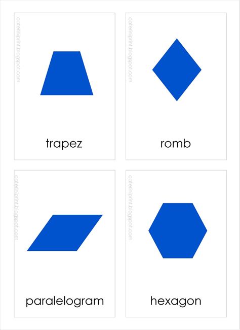 Printabile Montessori Figuri Geometrice In Plan