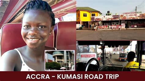 Accra Kumasi Road Trip By Vip Bus Accra Kumasi Highway Youtube