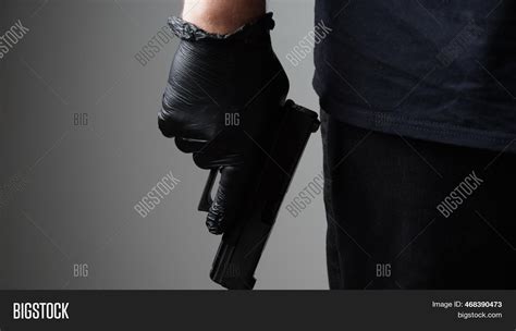 Handgun Gunman Hand Image And Photo Free Trial Bigstock