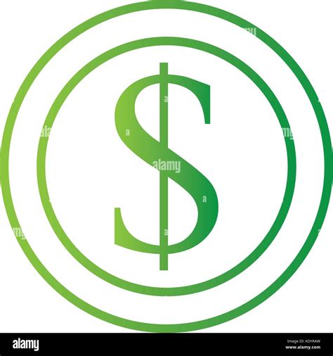 Dollar Coin Currency Cash Money Bank Stock Vector Image And Art Alamy