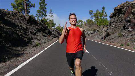 A Man Running Fast Canvas Insight