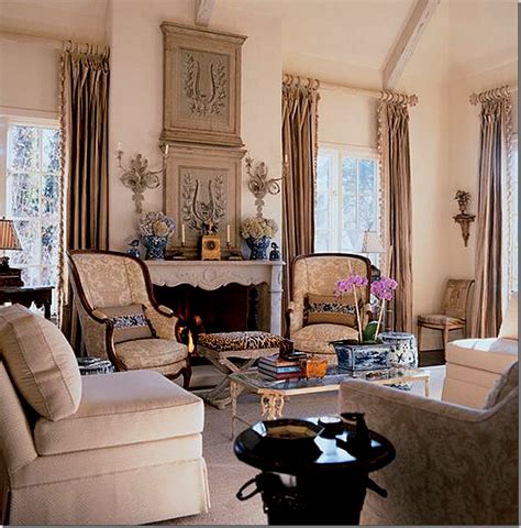 Charles Faudree Country Living Room French Country Living Room