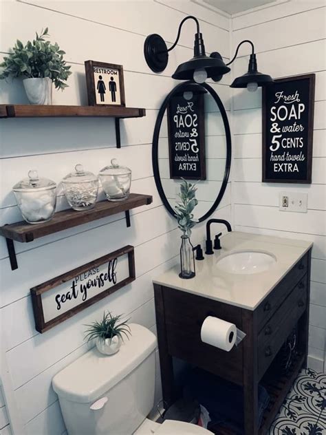 19 Pictures Of Farmhouse Bathroom Decor For Home Decor Decorating And