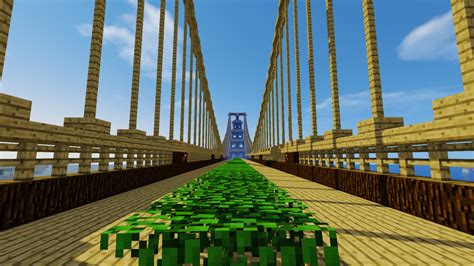 Wooden Bridge Asian Style Minecraft Map