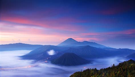 Wallpaper 5184x2982 Px Bromo Indonesia Landscape Sunset Volcano