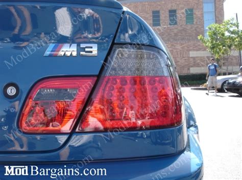 Clear Smoked Led 4 Piece Taillights For 1999 2003 Bmw M3 E46