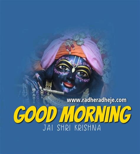 Best Good Morning Image Jai Shri Krishna Image Radheradheje