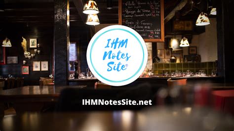 Menu Management Ihm Notes Site