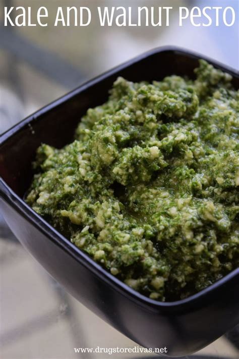 Kale And Walnut Pesto Recipe Drugstore Divas