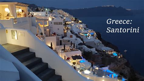 Greece Santorini Walk Through Youtube