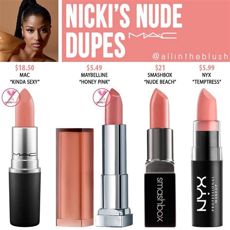 Mac Nicki S Nude Lipstick Dupes Artofit