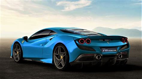 Ferrari F8 Tributo Blue Launch In Dubai May 2019 Youtube