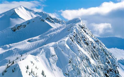 Mountain Snow Hd Wallpapers