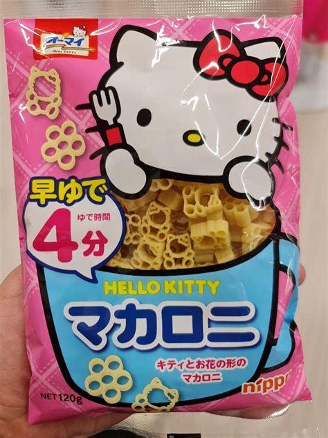 hello kitty macaroni pasta cartoon 120g food and drinks rice and noodles on carousell