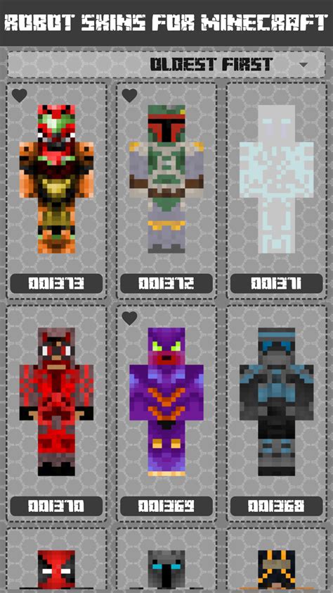 Robot Skins For Minecraft Peamazonesappstore For Android
