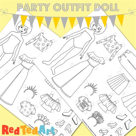 Printable Paper Doll For Fall