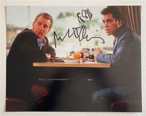 Robert Deniro And Ray Liotta Autographed Goodfellas 11x14 Photo The