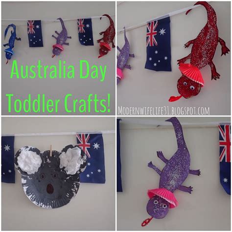 Australia's largest online craft store. Modern Wife Life 31: Toddler crafts for Australia Day ...