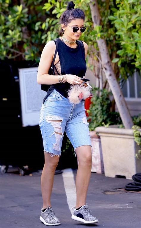 Kylie jenner at rihanna's diamond ball in 2015. Cool in Cut-offs from Kylie Jenner's Street Style | E! News