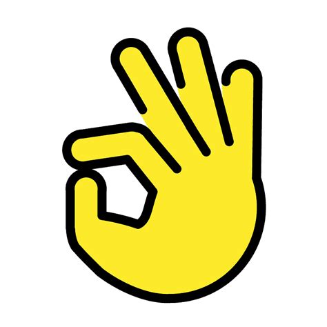 Ok Hand Emoji Clipart Free Download Transparent Png Creazilla