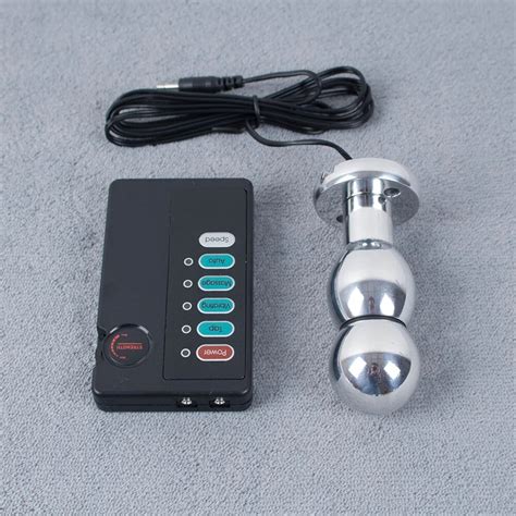 Es Electro Sex Massager Butt Plug Submission Electric Shock Sex Toys Electro Stimulation