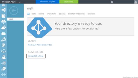 Azure Active Directory B2c Microsoft Playground