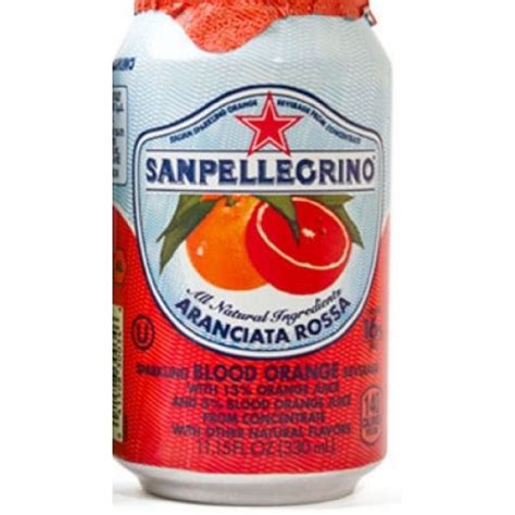 San Pellegrino Sparkling Beverage Aranciata Rossa Blood