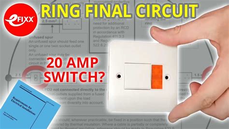 Can You Use A 20 Amp Double Pole Switch To Control A Spur From A Ring