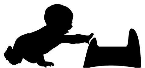 Baby Silhouettes Clipart Best
