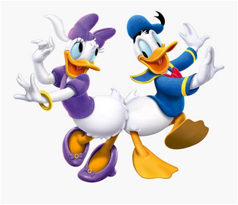 Daisy And Donald Duck Free Transparent Clipart Clipartkey