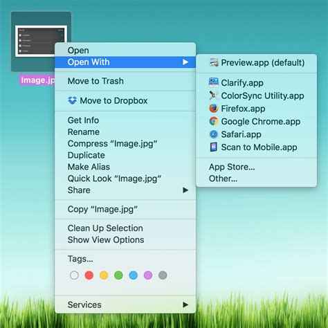 How To Open Files With Different Programs On The Mac