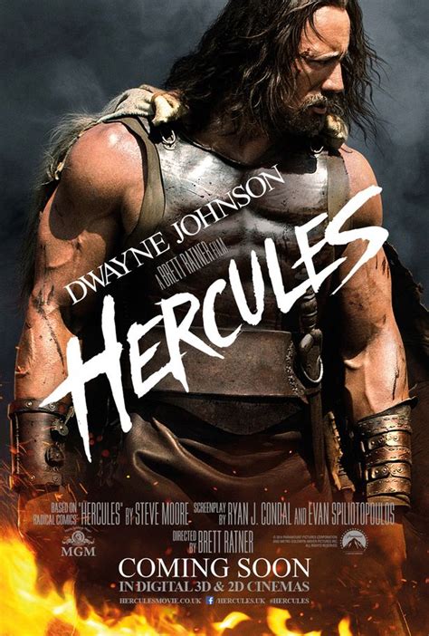 New Hercules Poster Shows Dwayne Johnson So Ripped His Shirt Has Caught