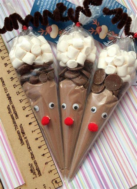 Reindeer Hot Chocolate Reindeer Hot Chocolate Christmas Sweet Cones
