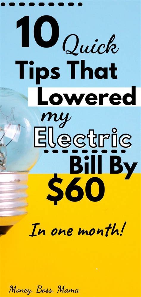 10 Tips To Lower Your Electric Bill Saving Money Ways To Save Money