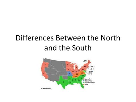 Ppt Differences Between The North And The South Powerpoint